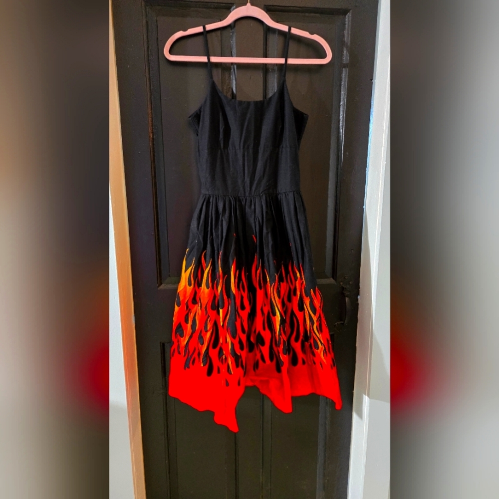 Bernie Dexter flame dress